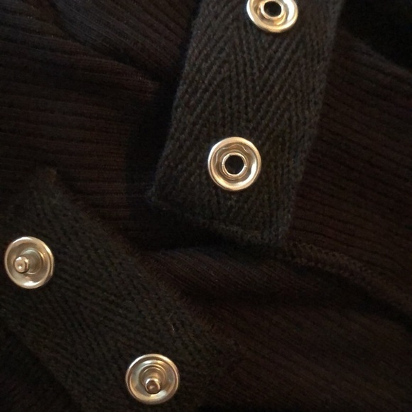 LNA Slade Heavy Rib One Shoulder Bodysuit Black Size 2X - Picture 8 of 9